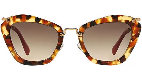 miu miu 10ns tortoise|MIU MIU 10ns Noir Tortoise Hah1x1 Sunglasses .